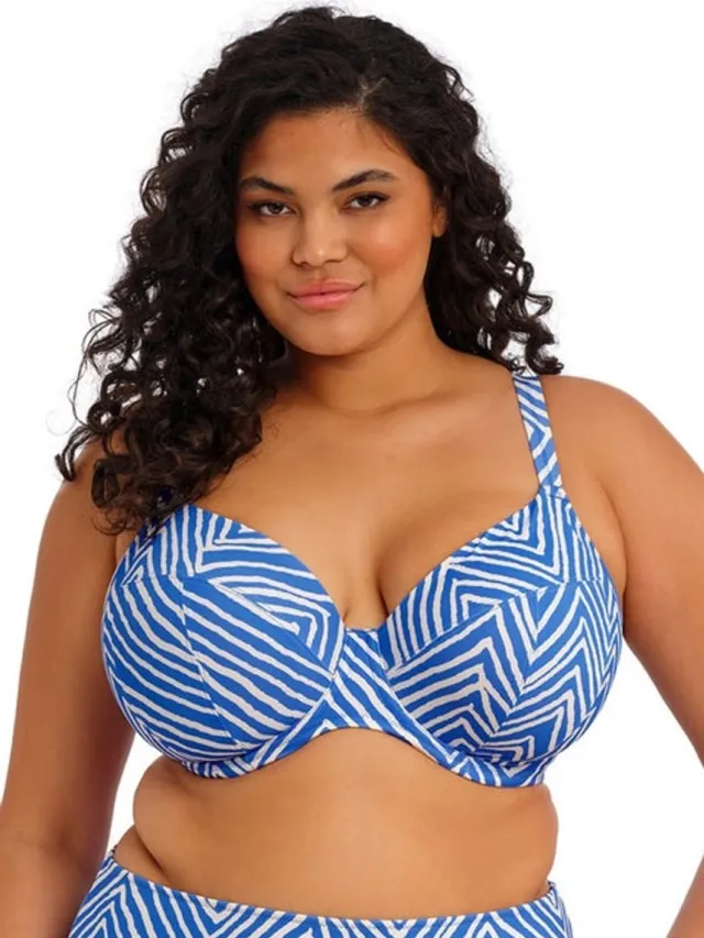 Elomi Fiji Falls Bikini Top Ocean - Wit/Blauw