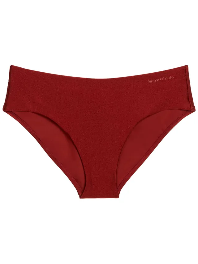 Marc O'Polo Vrouwen Bikini broekjes Shiny bordeauxrood, foto 2