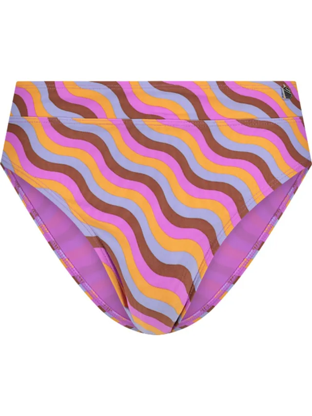 Beachlife The Wave high waist bikinibroekje Meerkleurig