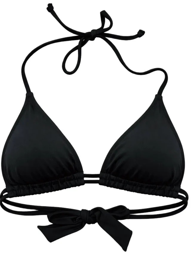 Sam Friday Jessie voorgevormde triangel bikinitop zwart, foto 2