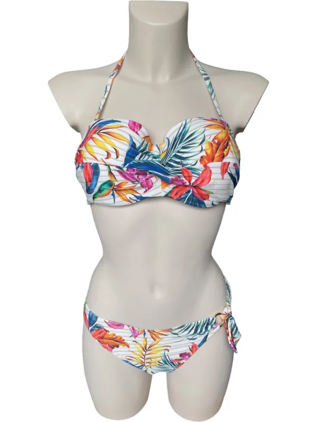 Cyell PARADISE MORNING Bikinitop Bandeau Voorgevormd met Beugel Dames Multicolor