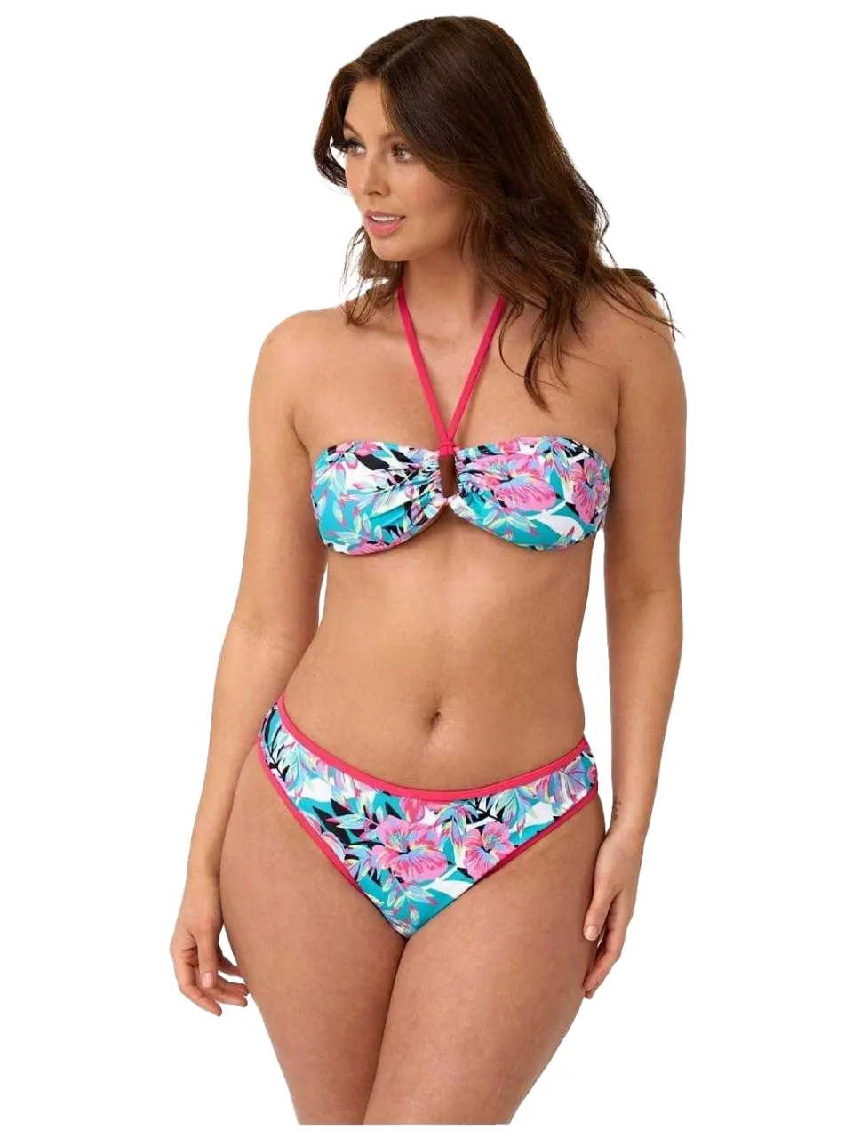 Be You Tropadellic bloemenprint sneldrogend bikinibroekje voor dames (Meerkleurige afdrukken) blauw, foto 2