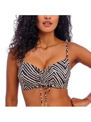 Freya Fiji Falls Bralette Bikini Top Zwart,Wit,Blauw,Versch.kleure/Patroon