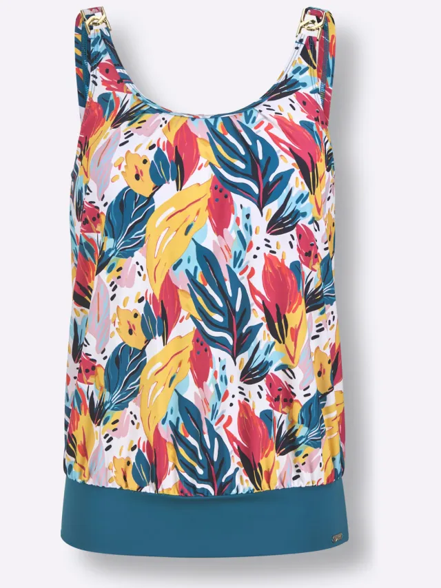 oversized tankinitop fuchsia, foto 2