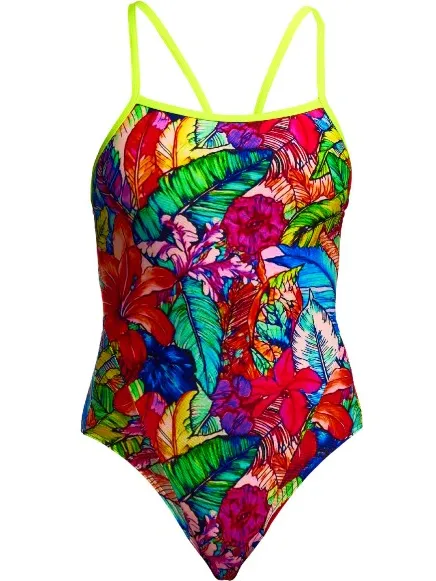 Funkita Single Strap One Piece badpak meerkleurig