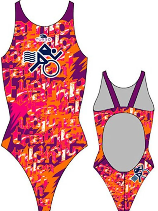 Turbo Multi Triahtlon Zwemkleding Rood M Vrouw