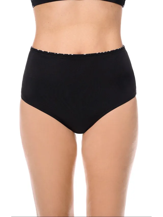 Amoena bikinislip Manila HW Pty Zwart