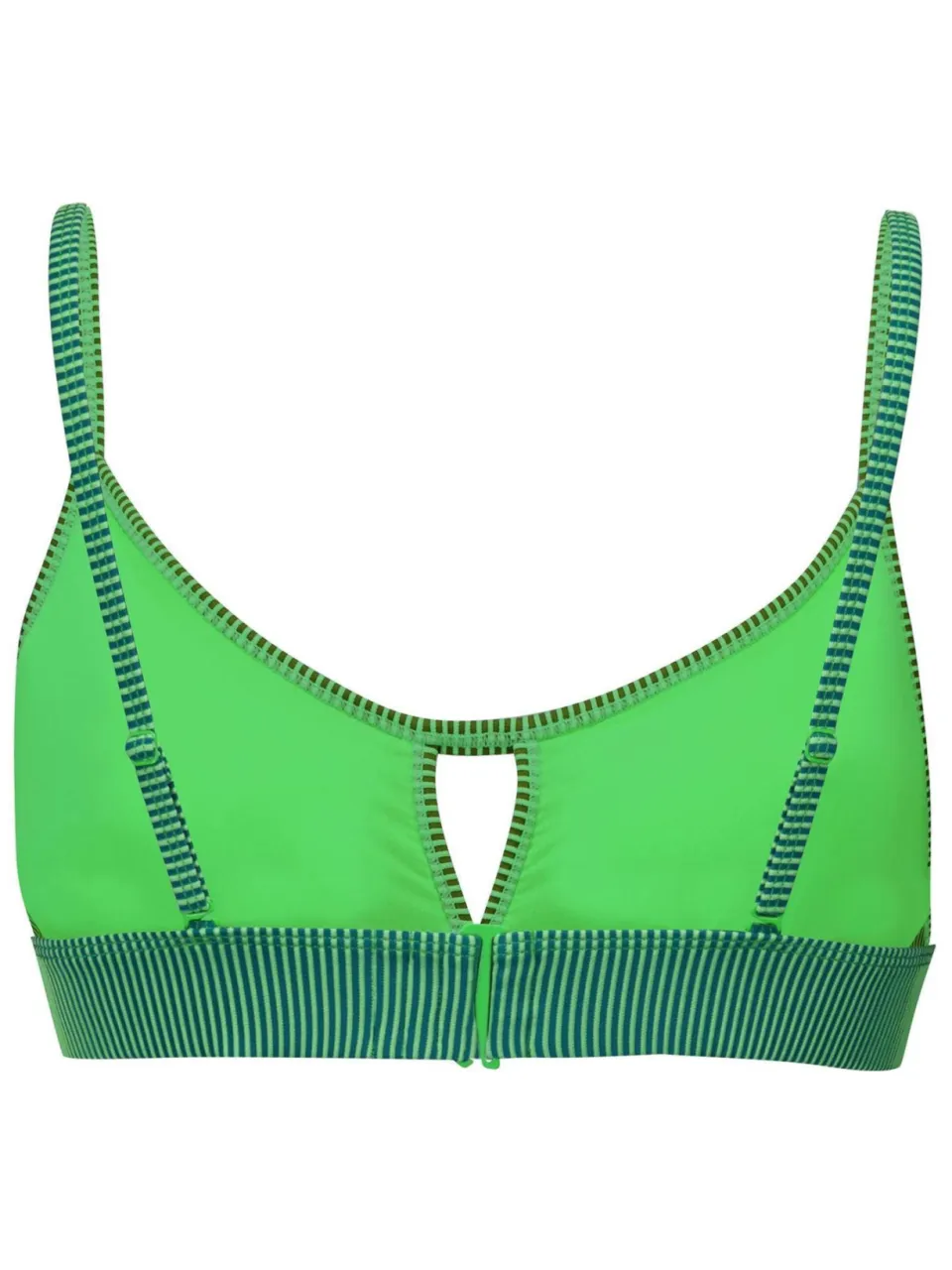 Puma Dames/Dames Peek A Boo Stripe Bikinitop (Groen), foto 2