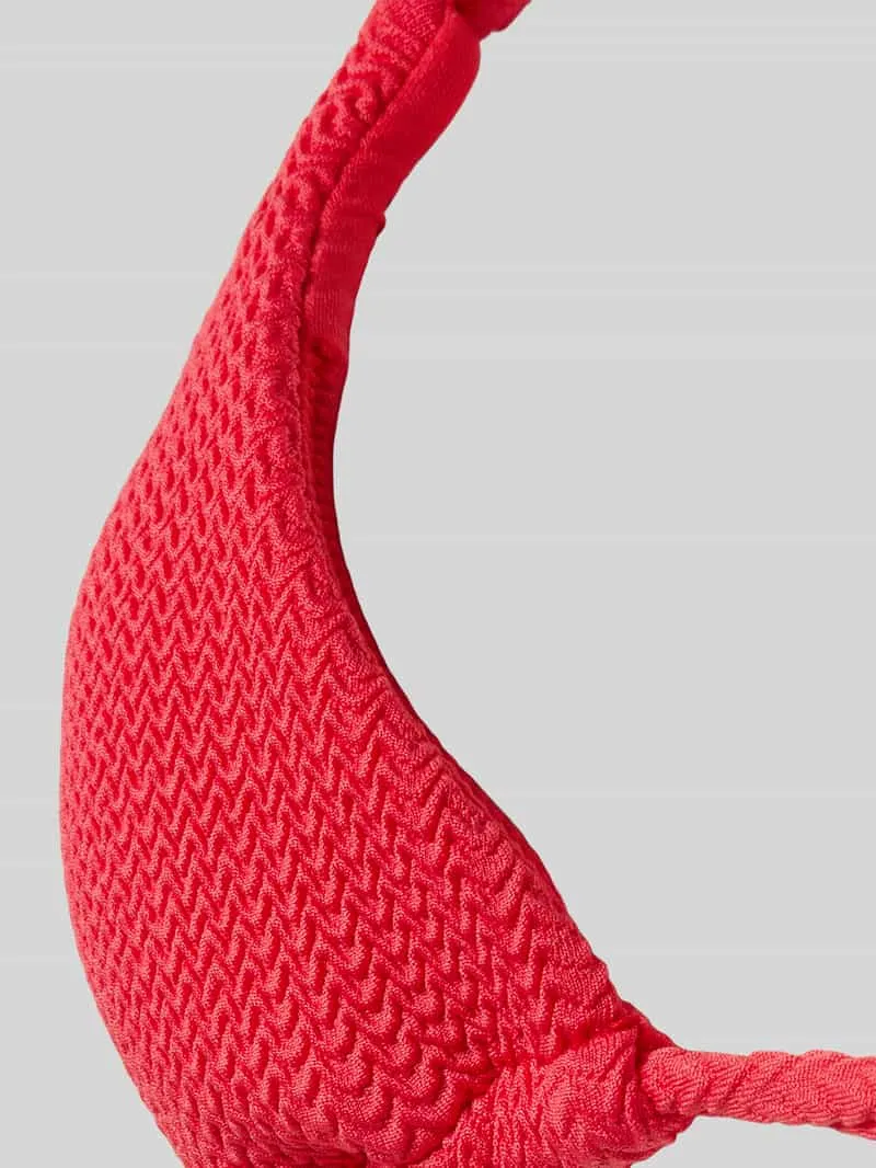 Seafolly Bikinitop met Structuurpatroon Model 'Dive' rood, foto 2