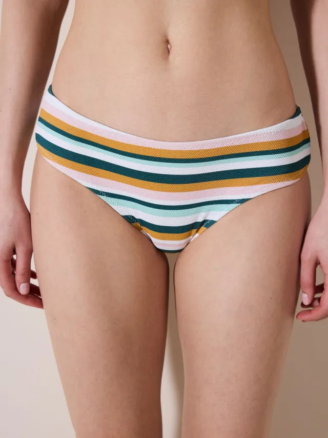 Penti Gestreepte Mid-waist Hipster Bikini Onderbroek Veelkleurig