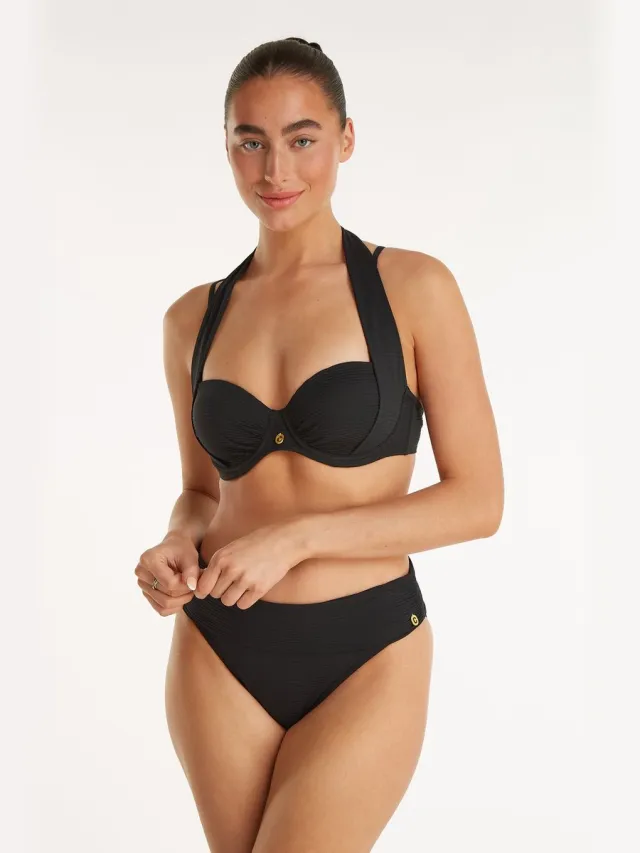 Ten Cate multiway bikini top zwart voor Dames | Maat 40F (80F) black