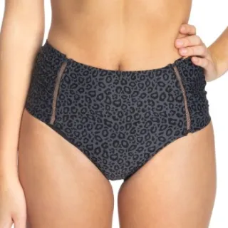 Panos Emporio Panthera Olympia high waist bikinibroekje grijs Versch.kleure/Patroon,Zwart,Grijs