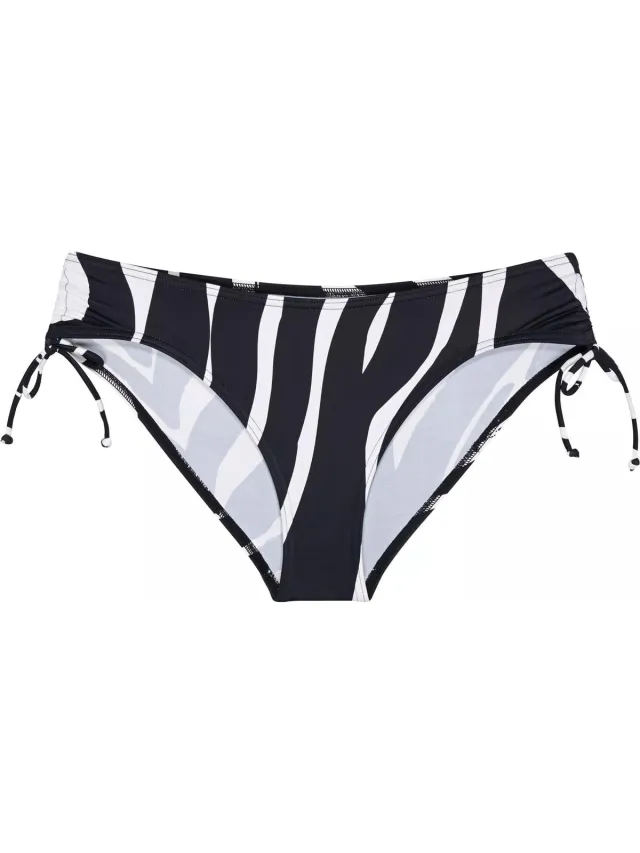 Triumph Summer Mix & Match Midi 01 pt Dames Bikinibroekje zwart wit