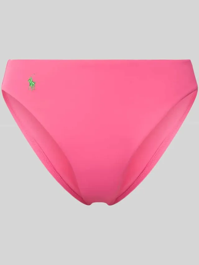 Polo Ralph Lauren Bikinibroekje met gestikt logo Felroze