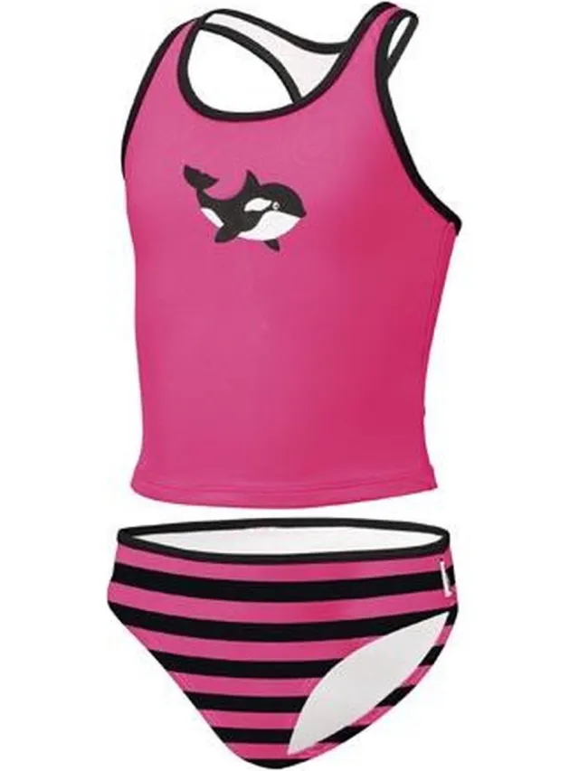 Beco Tankini Sealife - Spf 50+ - Polyamide - Roze/zwart