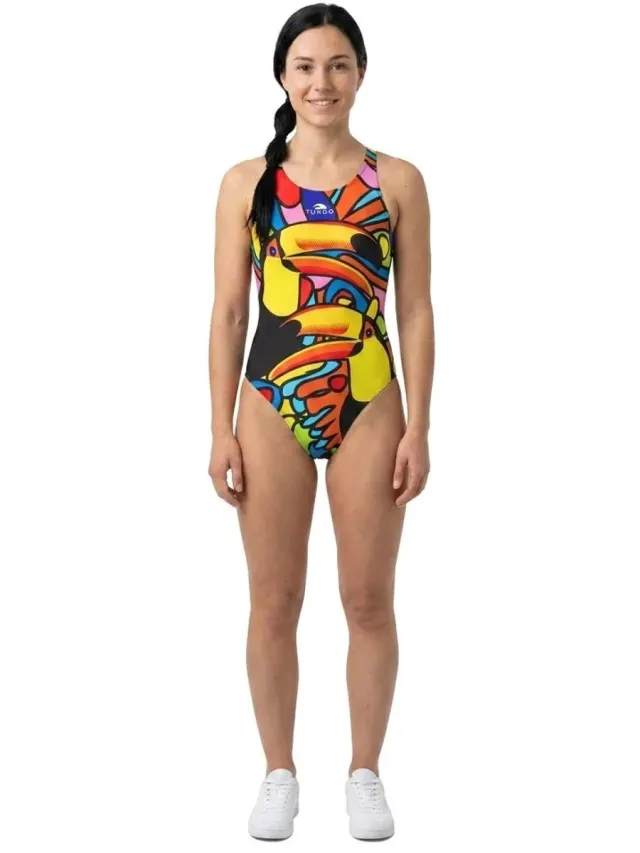 Turbo Tucan Pro Resist Zwemkleding Veelkleurig S Vrouw Multicoloured