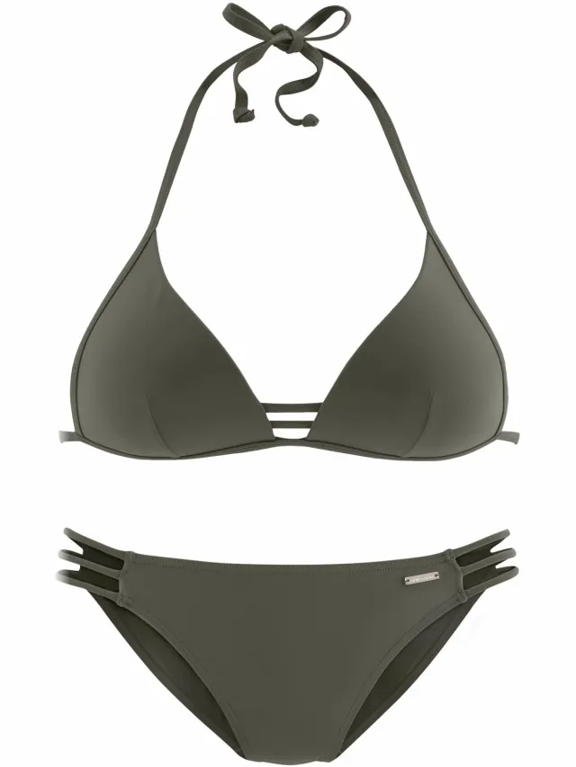 triangelbikini olijf