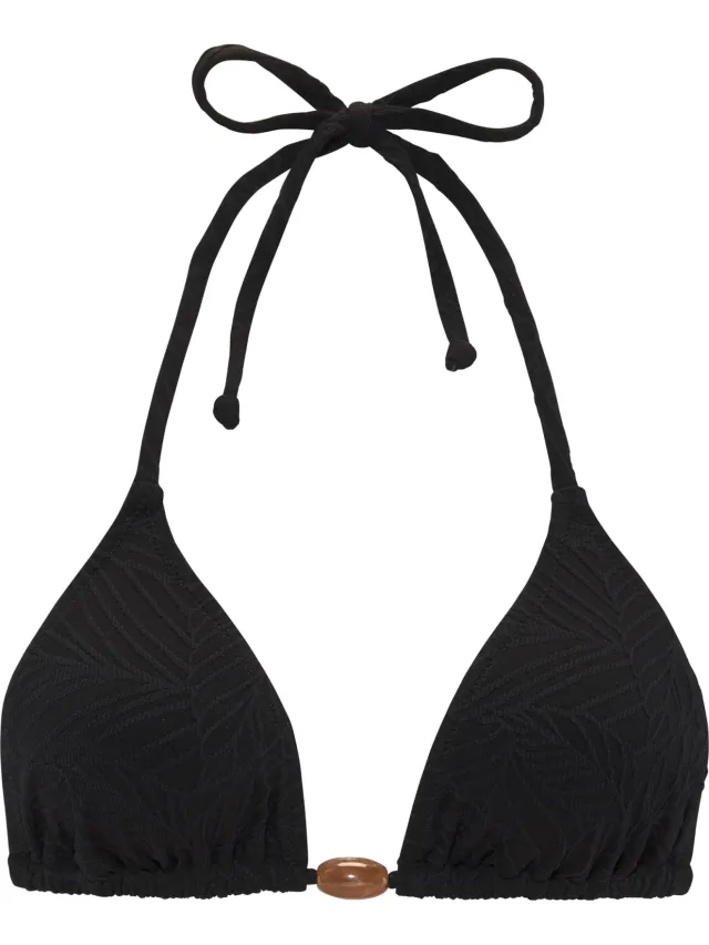 Triangelbikinitop zwart, foto 2