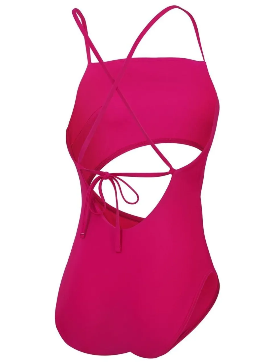 Speedo Dameszwempak met uitsnijdingen en een strik aan de rug (Paars), foto 2