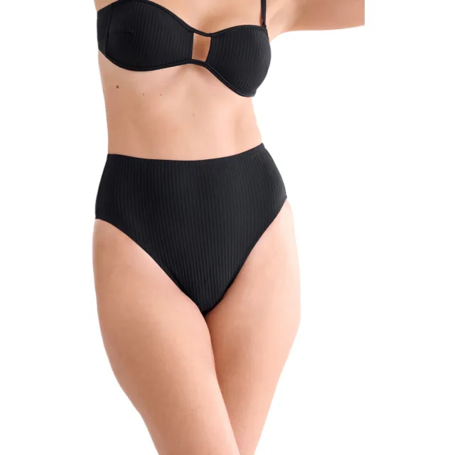 Lisca FLORIDA Cheek bikinibroekje hoge taille zwart