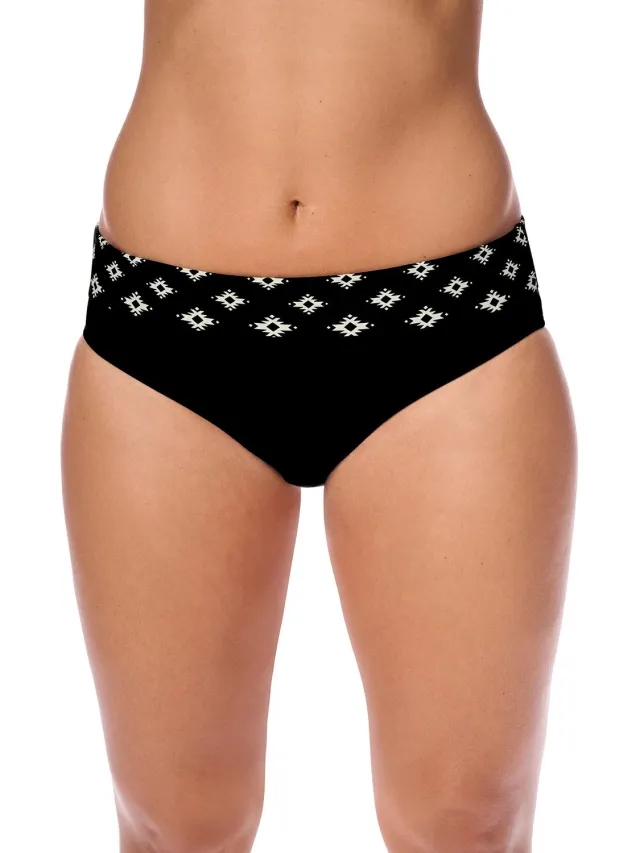 Amoena Palermo Bikini Slip Palermo HW PTY C0216 C0216 - black/off-white