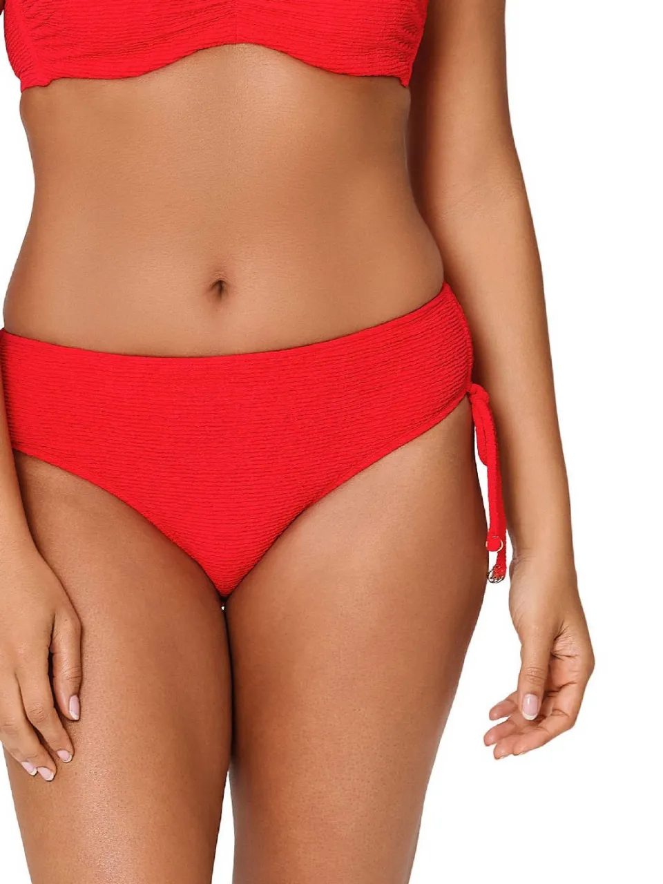 Lingadore bikinibroekje met textuur rood, foto 4