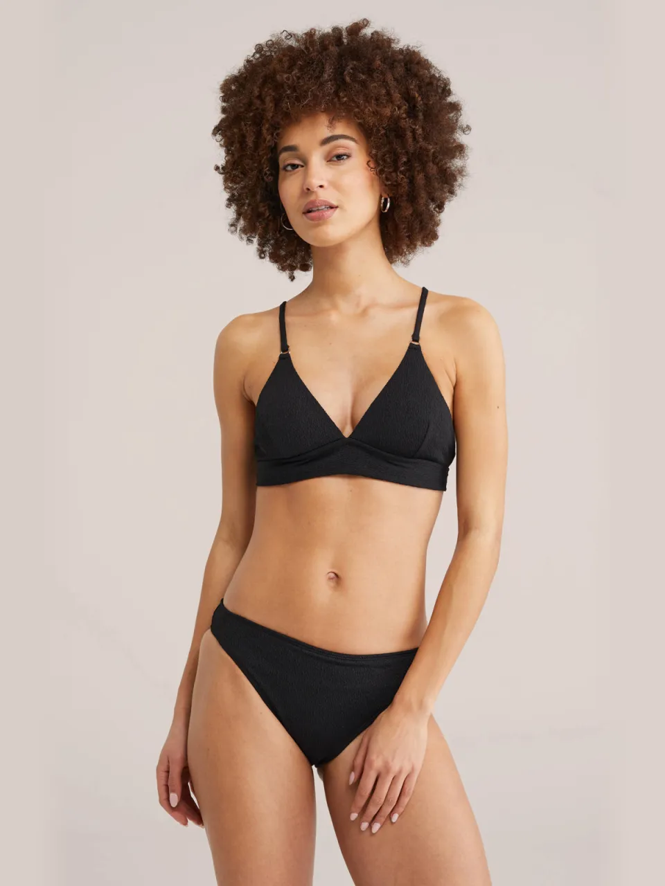 WE Fashion voorgevormde bikinitop zwart, foto 4