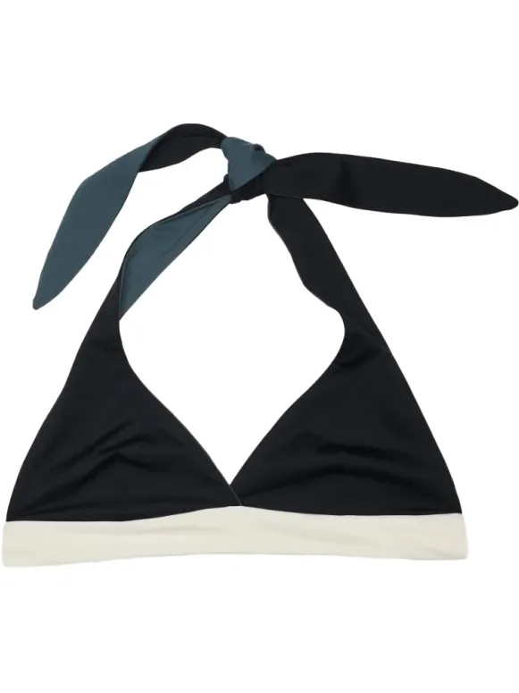 MYMARINI Women's Neckholder Top - Bikinitop, zwart