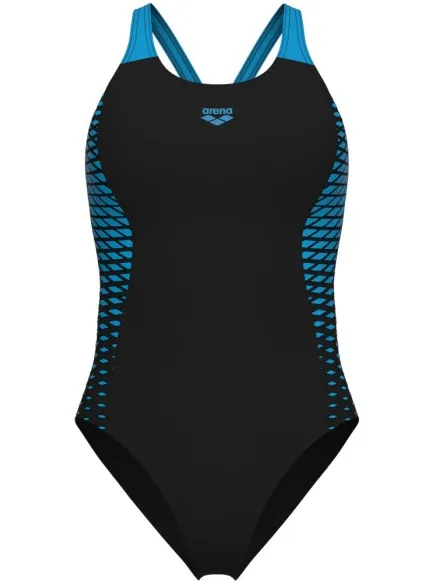 Arena Openings Swimsuit V Back badpak zwart