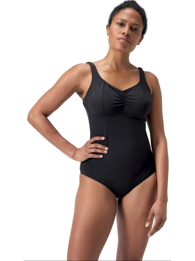 Speedo Dames/Dames Shaping AquaNite One Piece Zwempak (Zwart)