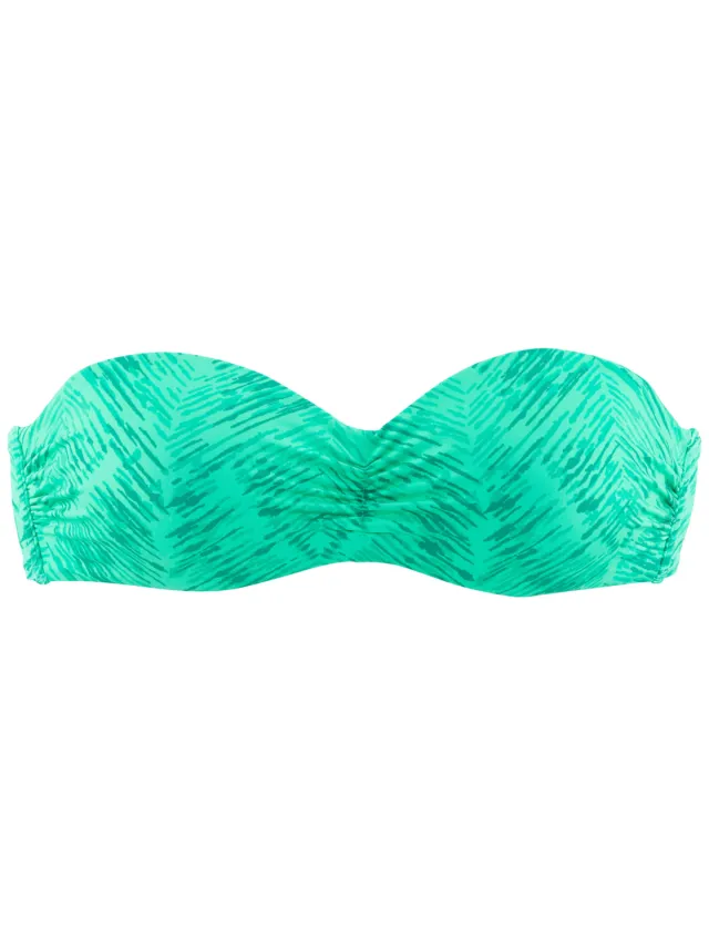 bandeaubikinitop met beugel groen, foto 2