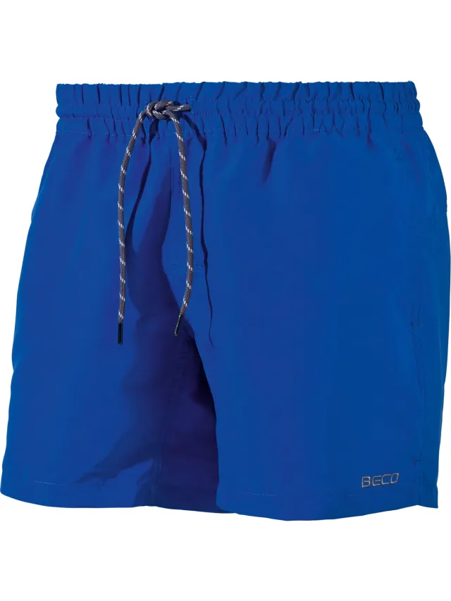 Beco zwemshorts - binnen broekje - elastische band - 3 zakjes - blauw