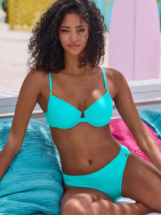 beugelbikini turquoise