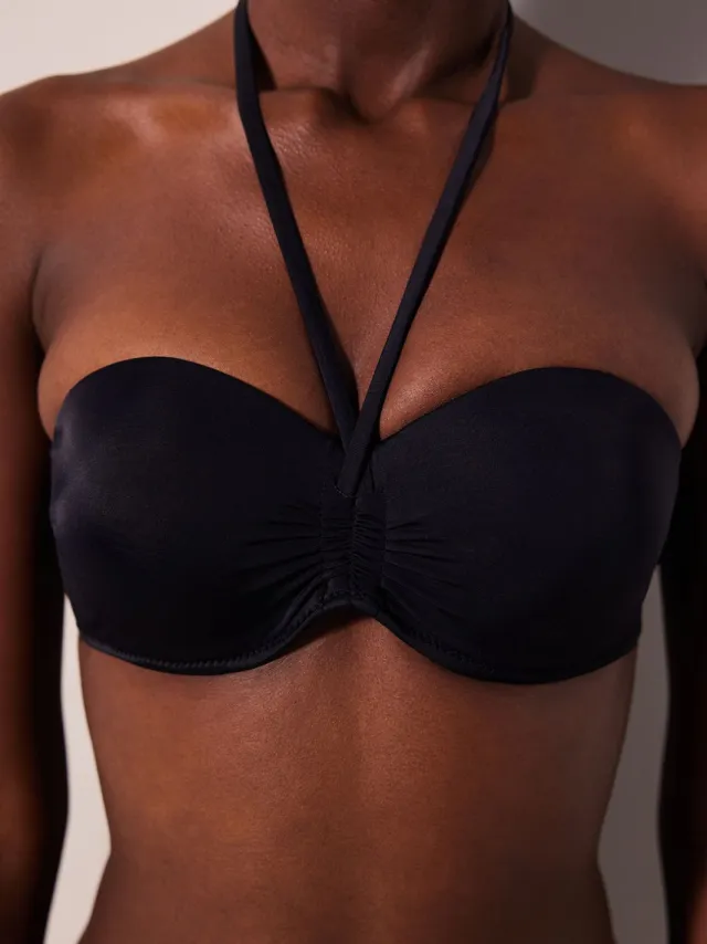 Penti Bandeau Ondersteunende Bikini Top Zwart