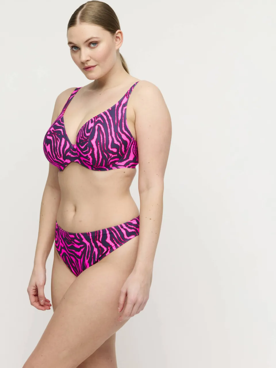 PrimaDonna brazilian bikinibroekje Malabo roze/donkerblauw, foto 3