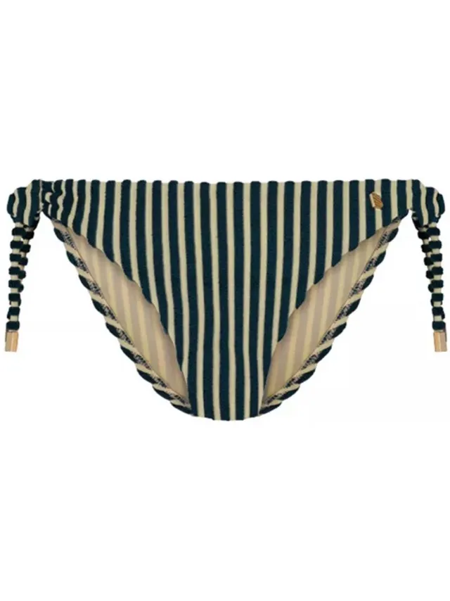 Beachlife Bikinibroekje - Knitted Stripe - 42 Groen