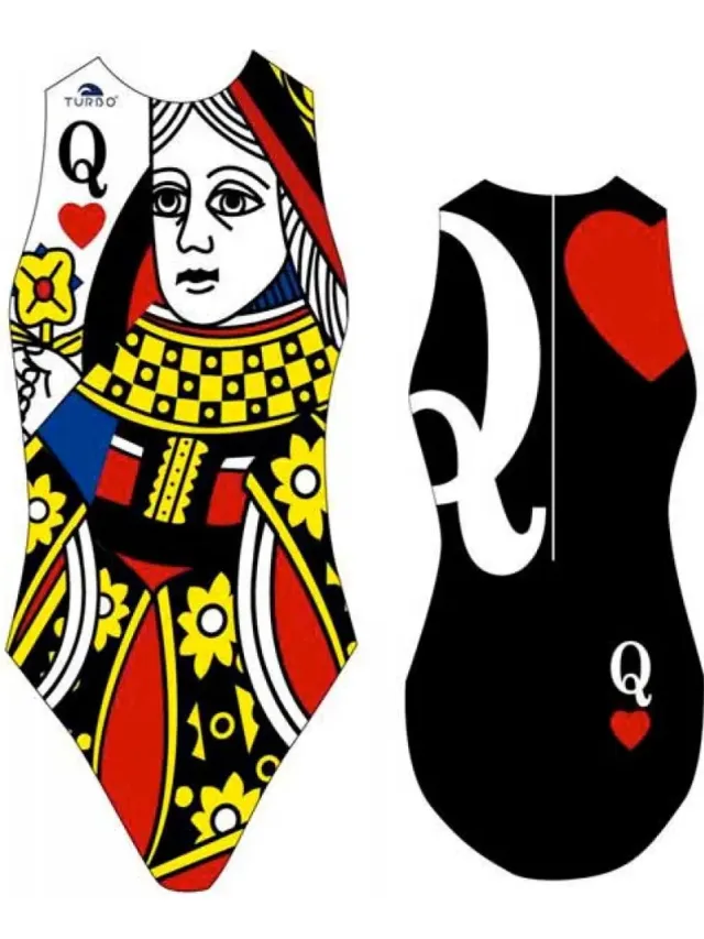 Turbo Queen Of Hearts Zwemkleding Veelkleurig 4XL Vrouw Multicolor