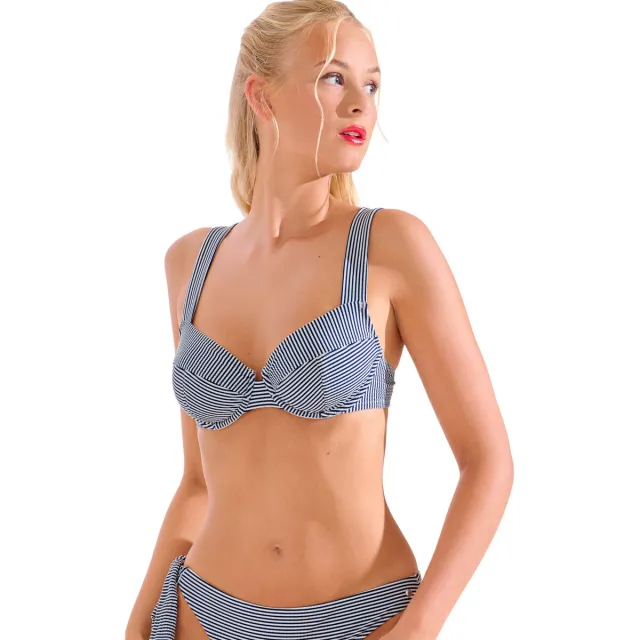 Lisca Lascari badpak met beugels blauw