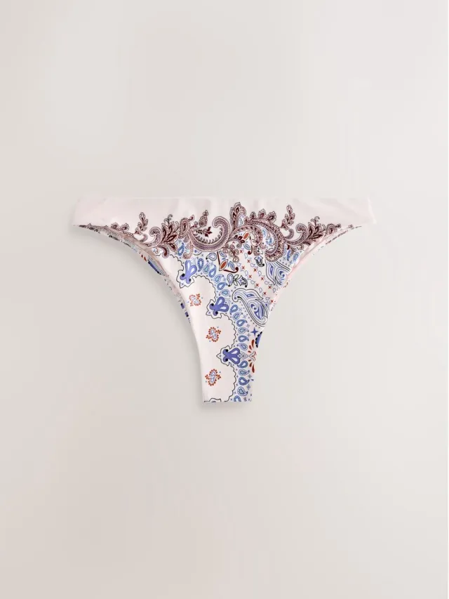 Next Dames - Hoog opgesneden bikinislip - Crème