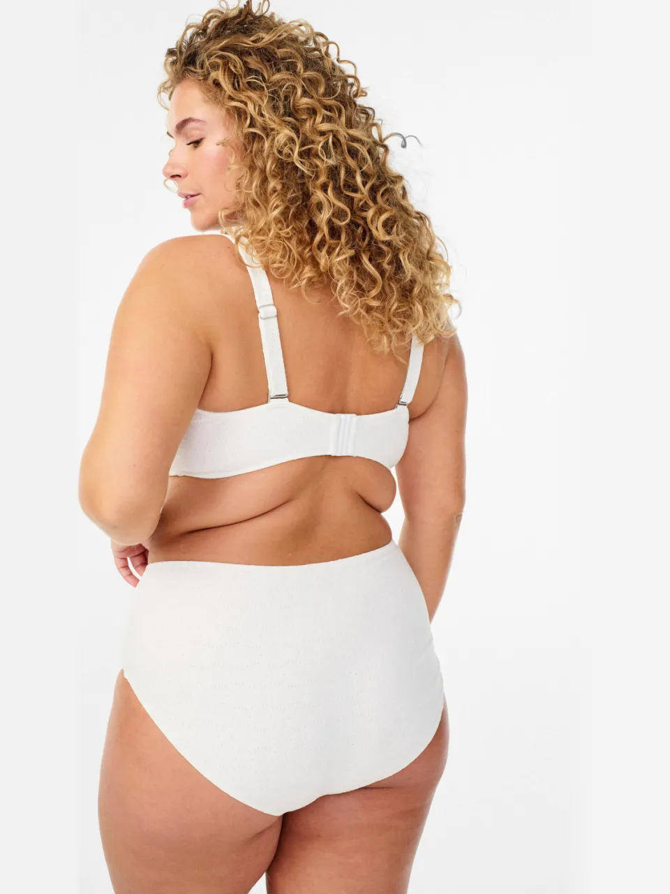 Zizzi Salina bandeau bikinitop wit, foto 5
