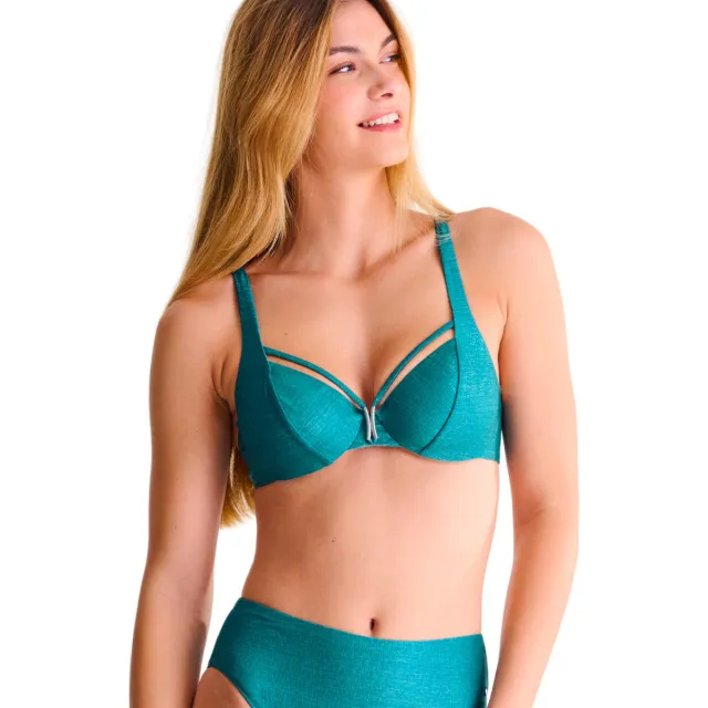 Lisca BLUE LAGOON bikinitop met beugels groen