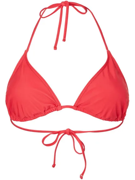 Pieces Dames triangel bikinitop pcbaomi effen rood, foto 2