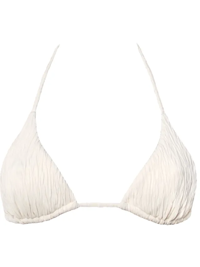 Anekdot dames vegan Triangel Bikinitop Olbia Crème