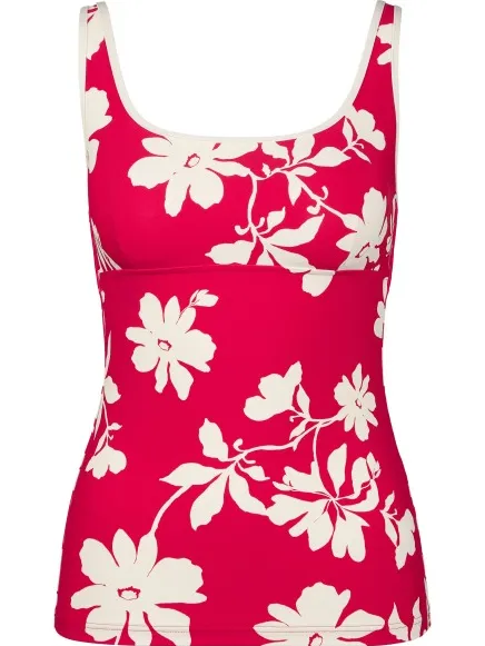 Seafolly Mayflower square neck tankini roze