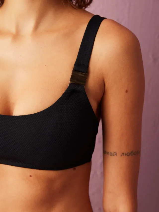 Penti Effen Bralette Bikini Top Zwart