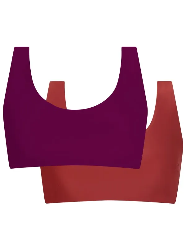 Inaska Women's Top Pure - Bikinitop, purper/rood