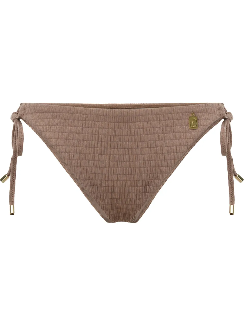 Annadiva Swim strik bikinibroekje Sparkling taupe, foto 2