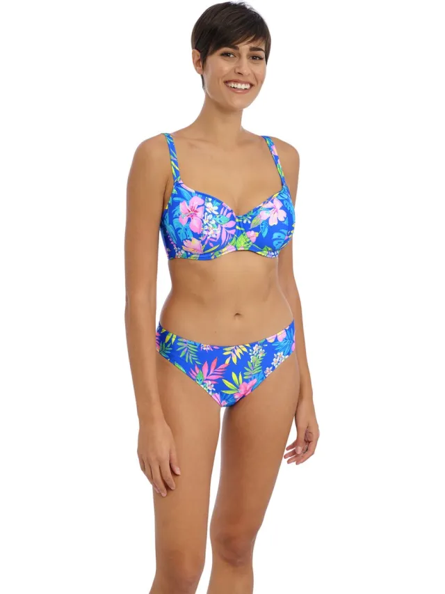 Freya HOT TROPICS BIKINI BRIEF Dames Bikinibroekje - BLUE blauw