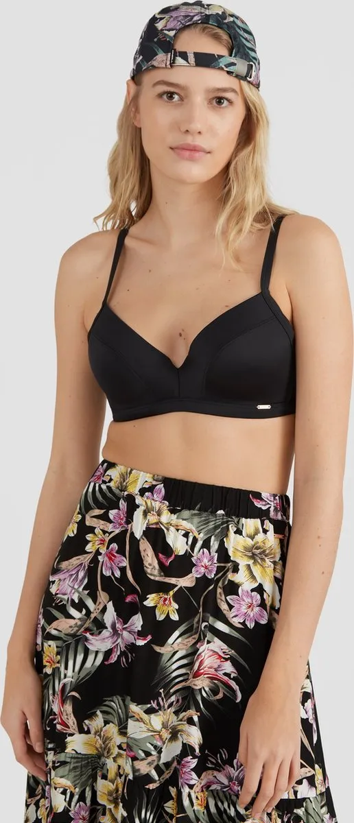 O'Neill Zwembroek Women PANAMA TOP B/E CUPS Black Out - B 38B - Black Out - B 78% Regenerated Polyamide (Econyl), 22% Elastane