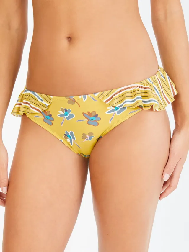 Penti Bloemige Mid-waist Hipster Bikini Slips Veelkleurig